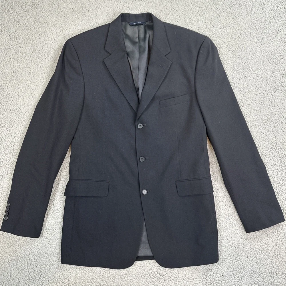 Brooks Brothers Blazer Men 41L 3 Button Worsted Wool Sport Coat